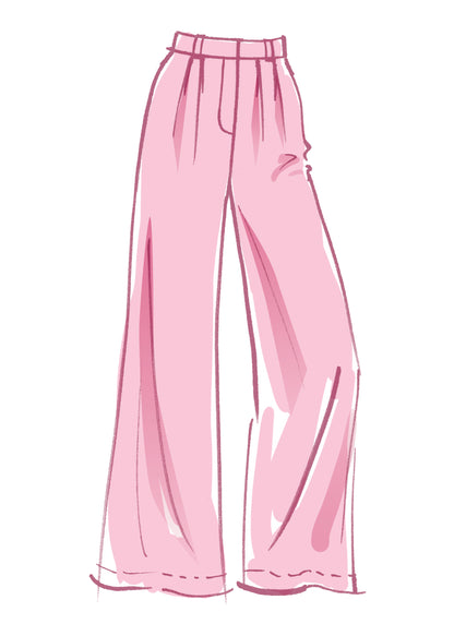 McCall's M7907 sewing pattern envelope showing loose-fitting trousers designs