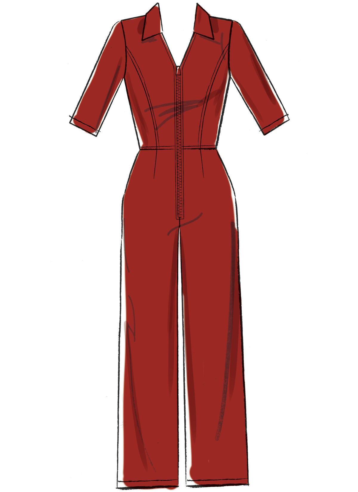 McCall's M7908 sewing pattern envelope showing jumpsuit designs