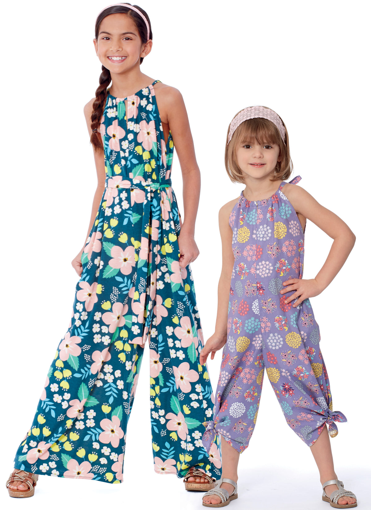 McCall's M7917 sewing pattern envelope showing pull-on jumpsuit designs