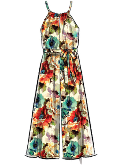 McCall's M7917 sewing pattern envelope showing pull-on jumpsuit designs