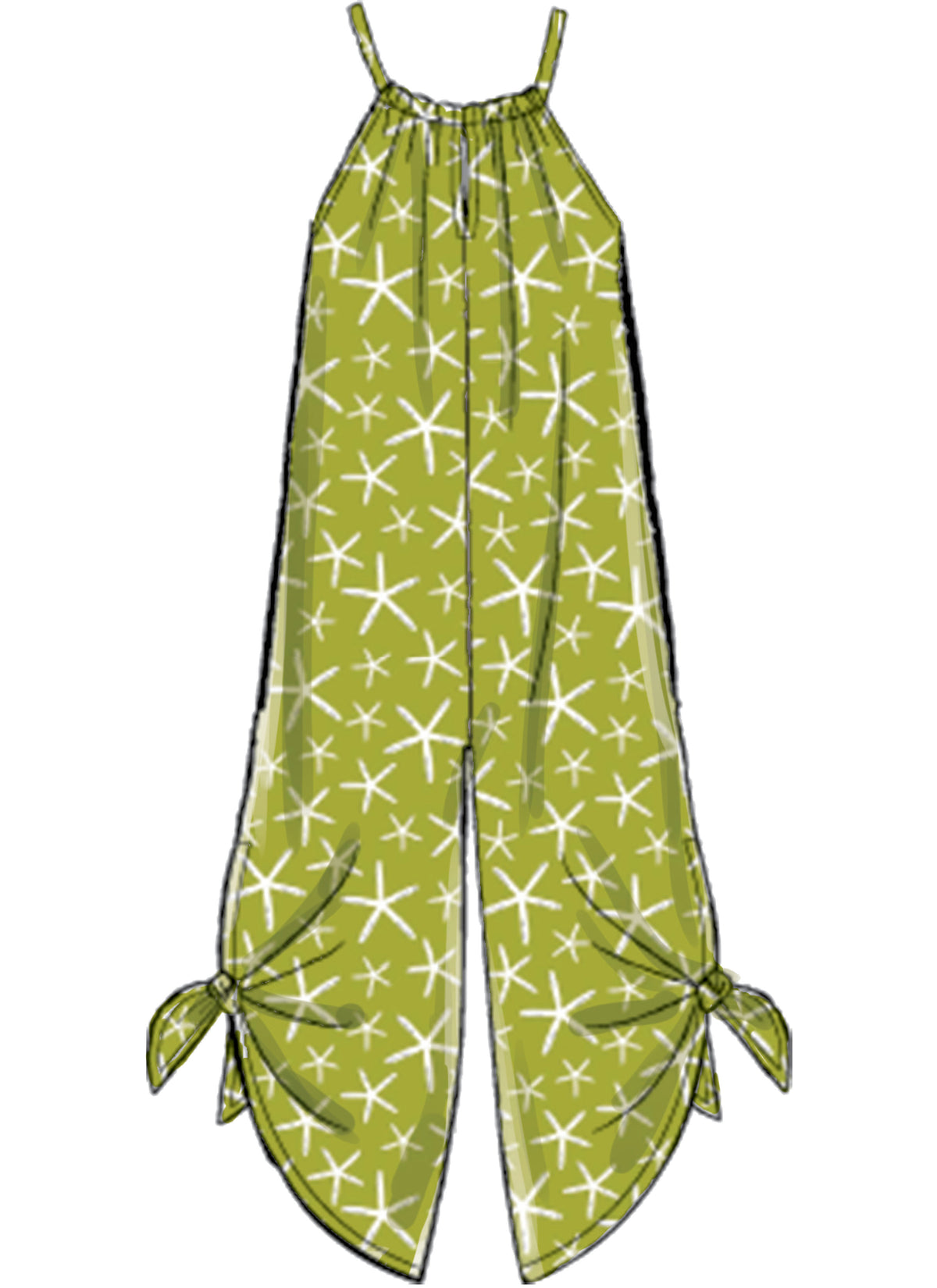 McCall's M7917 sewing pattern envelope showing pull-on jumpsuit designs