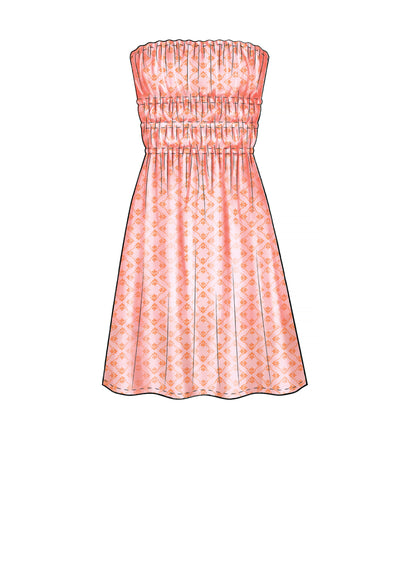 McCall's M7946 sewing pattern envelope showing pullover dress designs