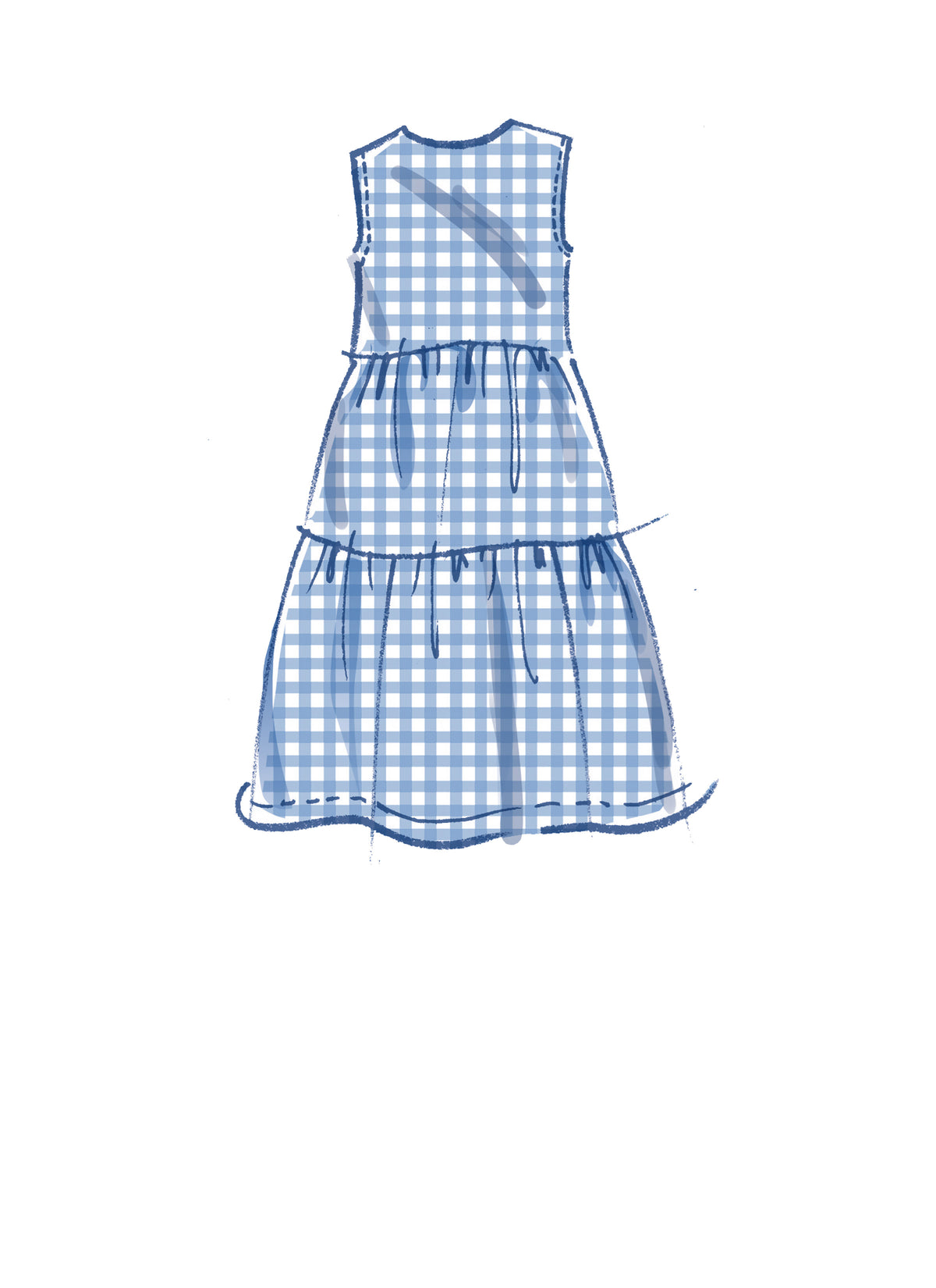 McCall's M7948 sewing pattern envelope showing dress designs