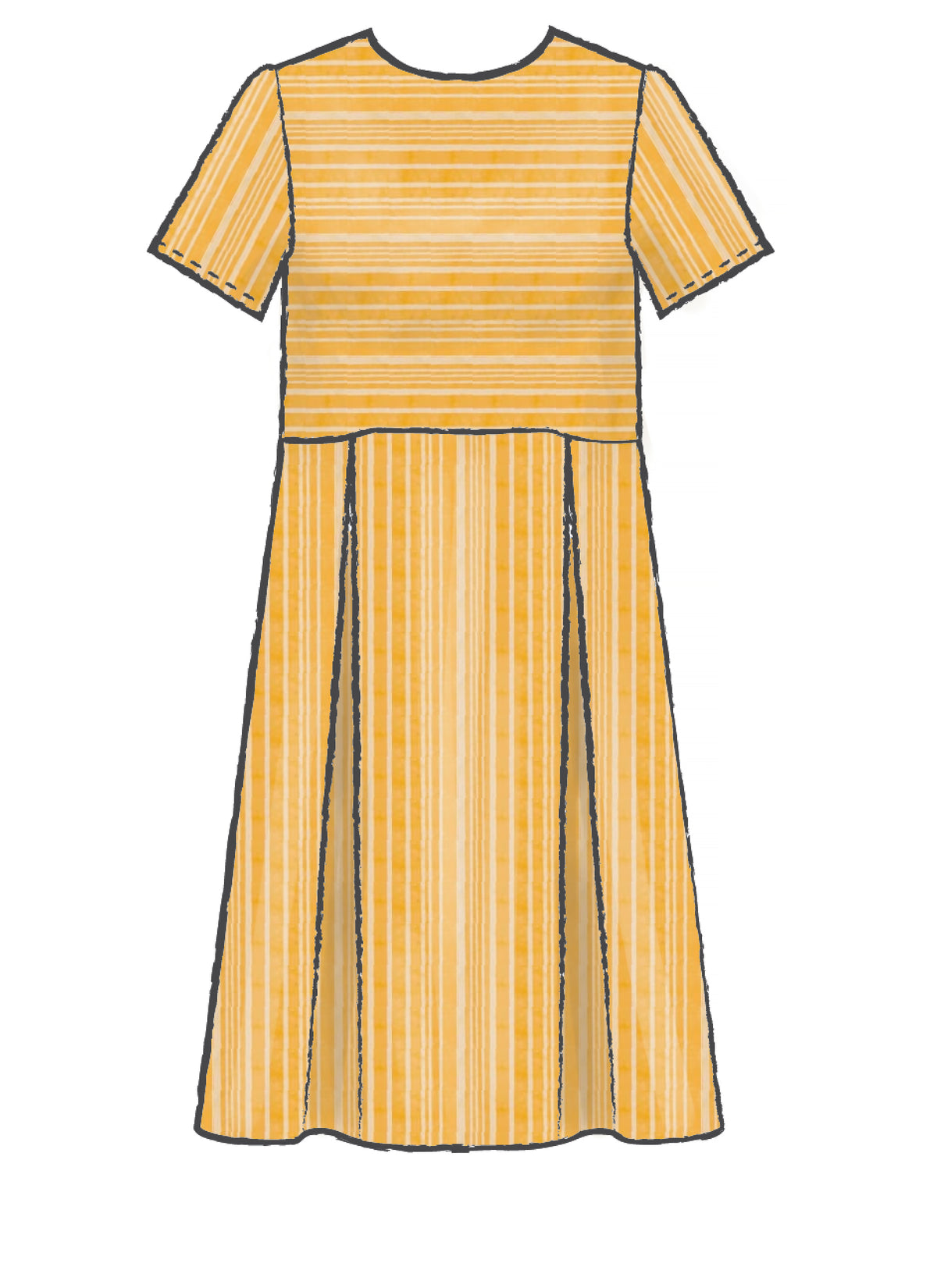 McCall's M7948 sewing pattern envelope showing dress designs