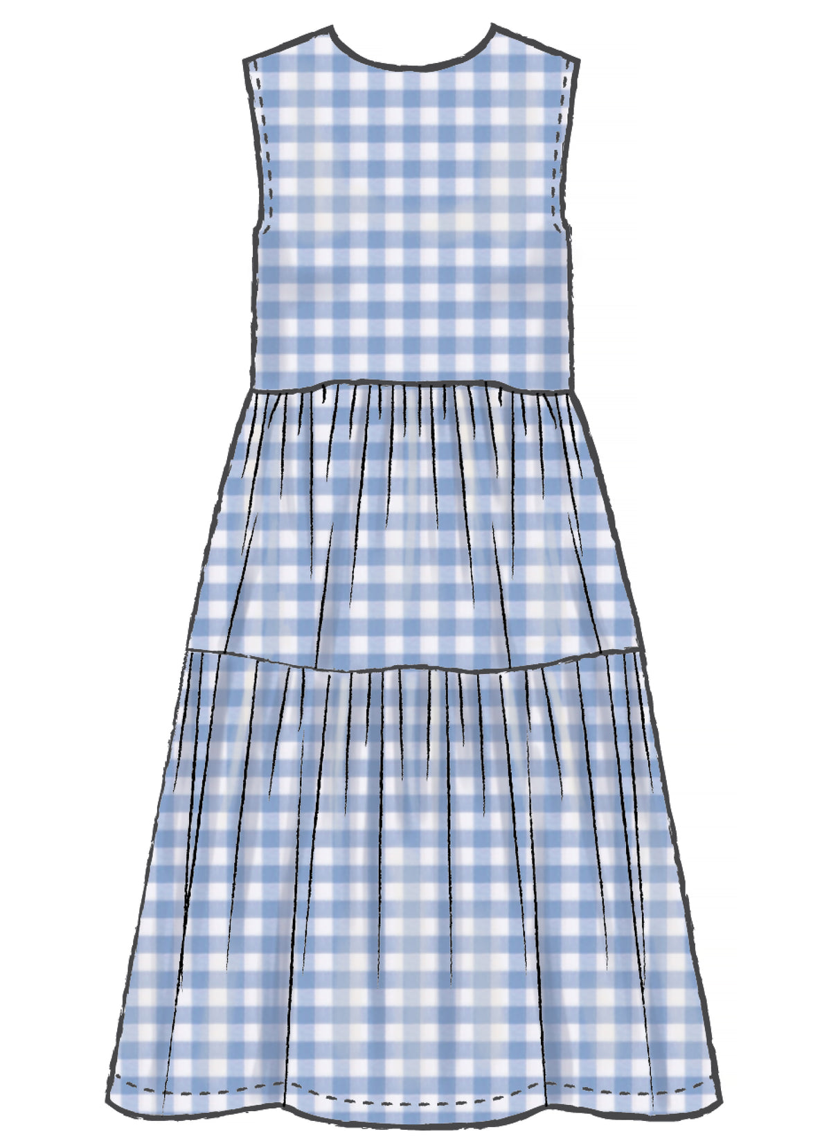 McCall's M7948 sewing pattern envelope showing dress designs