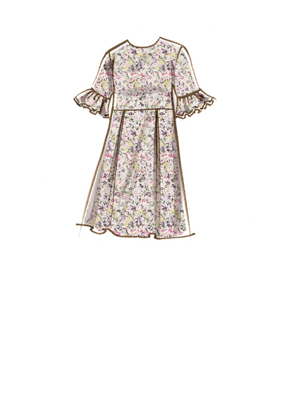 McCall's M7948 sewing pattern envelope showing dress designs