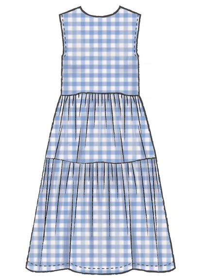 McCall's M7948 sewing pattern envelope showing dress designs