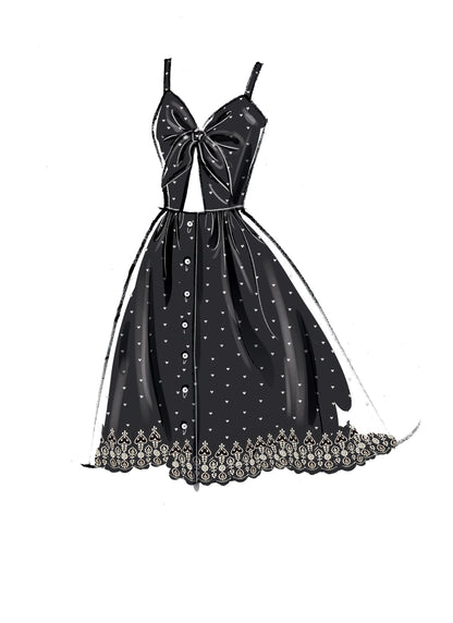 McCall's M7950 sewing pattern envelope showing dress