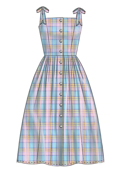 McCall's M7950 sewing pattern envelope showing dress