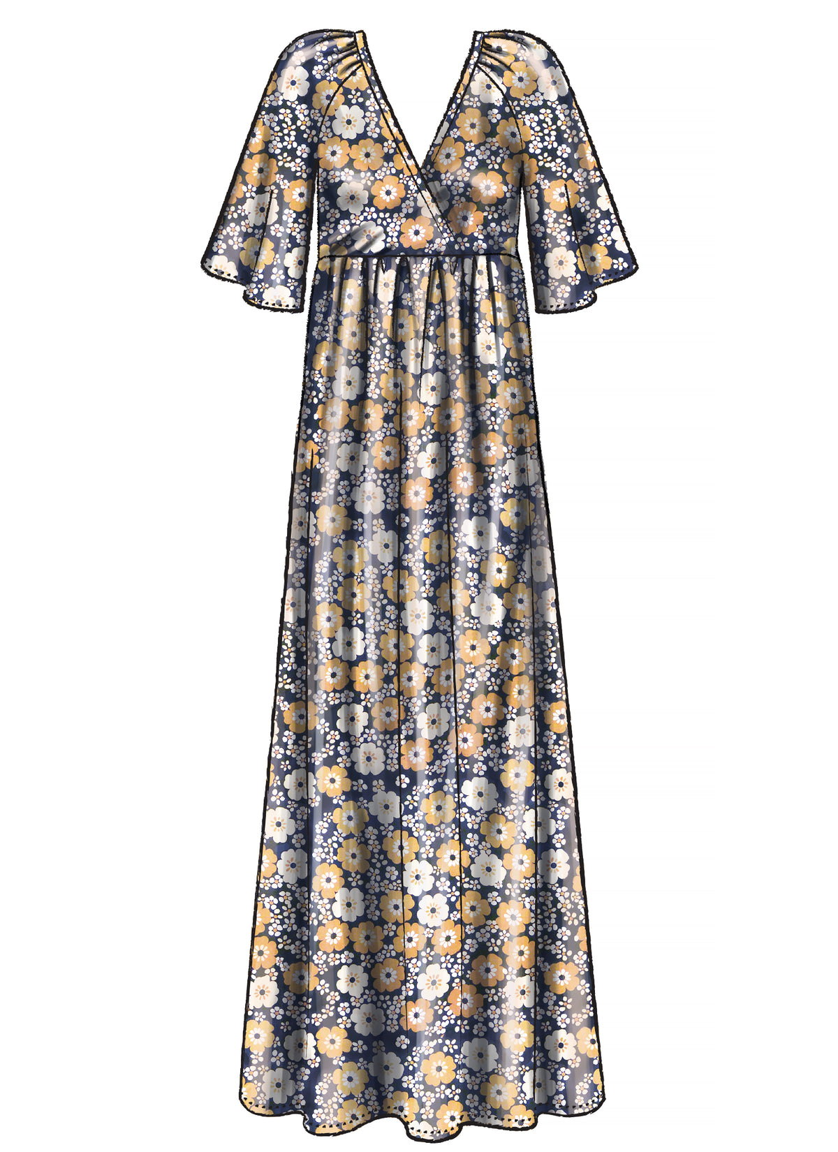 McCall's M7969 sewing pattern envelope showing pullover dress