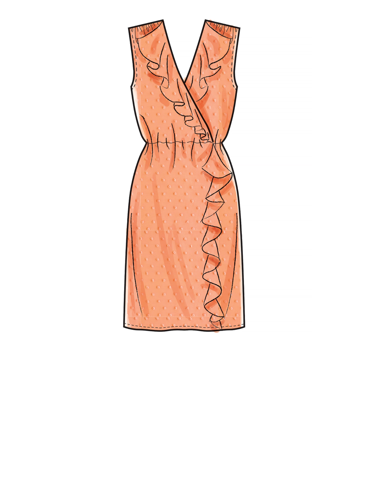 McCall's M7970 sewing pattern envelope showing pullover dress