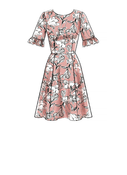 McCall's M7971 sewing pattern envelope showing dress