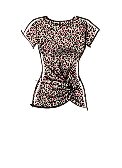 McCall's M7975 sewing pattern envelope showing knot-front top