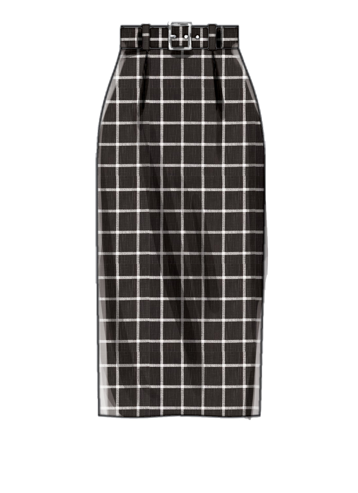 McCall's M8004 sewing pattern envelope showing lined skirt