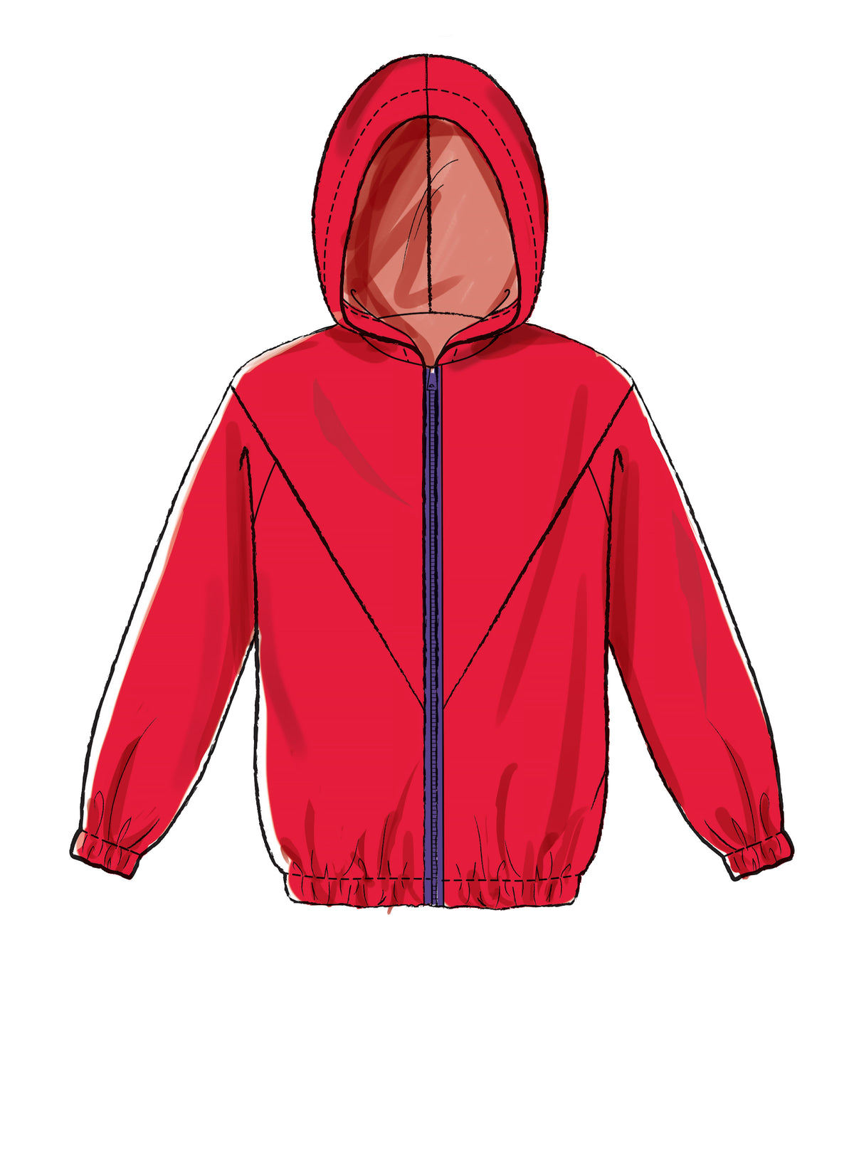 McCall's M8019 sewing pattern envelope showing lined jacket
