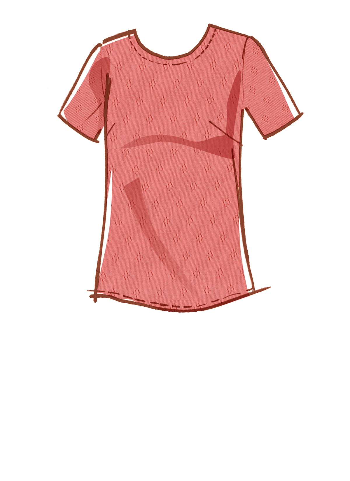 McCall's M8059 sewing pattern envelope showing tops and tunics designs