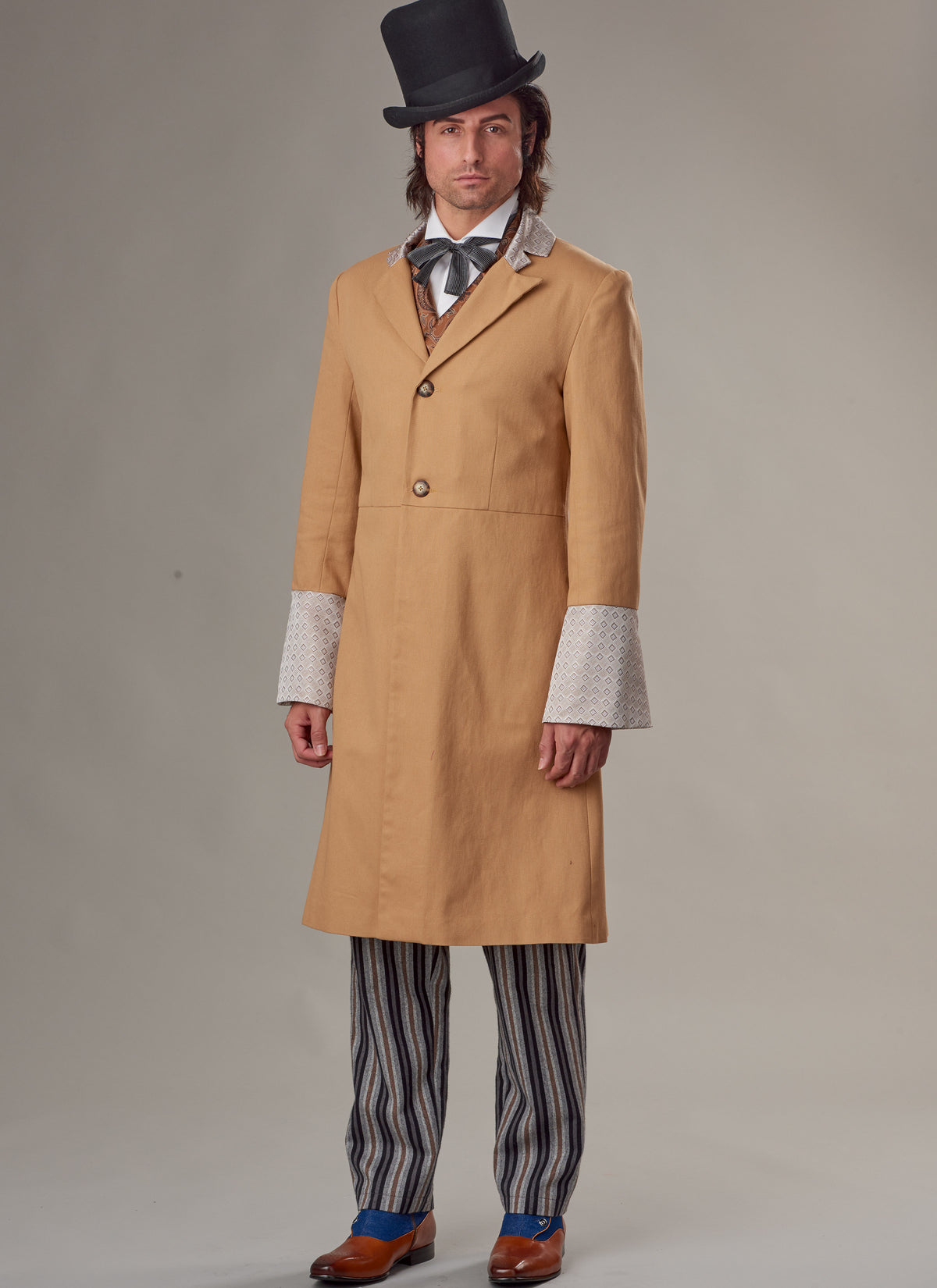 McCall's M8185 sewing pattern envelope showing a Victorian gentleman's costume