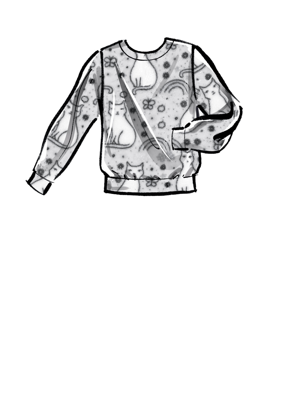 McCall's M8250 sewing pattern envelope showing children's hoodie designs