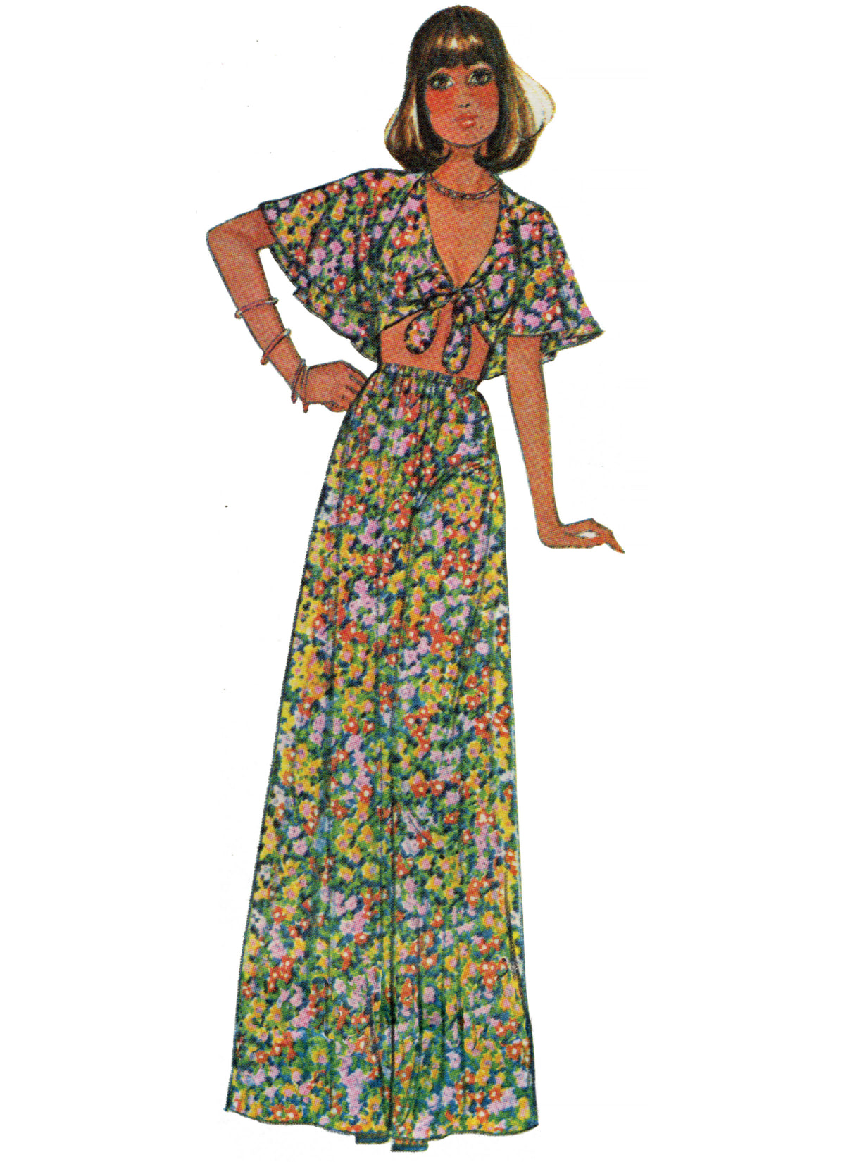 McCall's M8257 sewing pattern envelope showing vintage 1976 casual wear designs