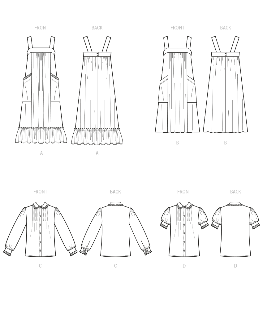 McCall's M8318 sewing pattern envelope showing a 1980s vintage reissue dress