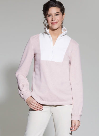 McCall's M8343 sewing pattern envelope showing pullover top