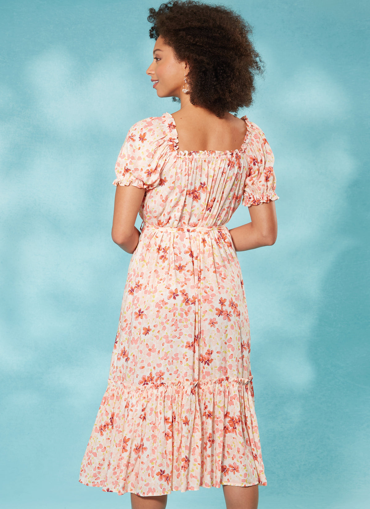 McCall's M8358 sewing pattern envelope showing 1970s wrap dress