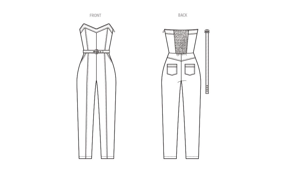 McCall's M8360 sewing pattern envelope showing a jumpsuit