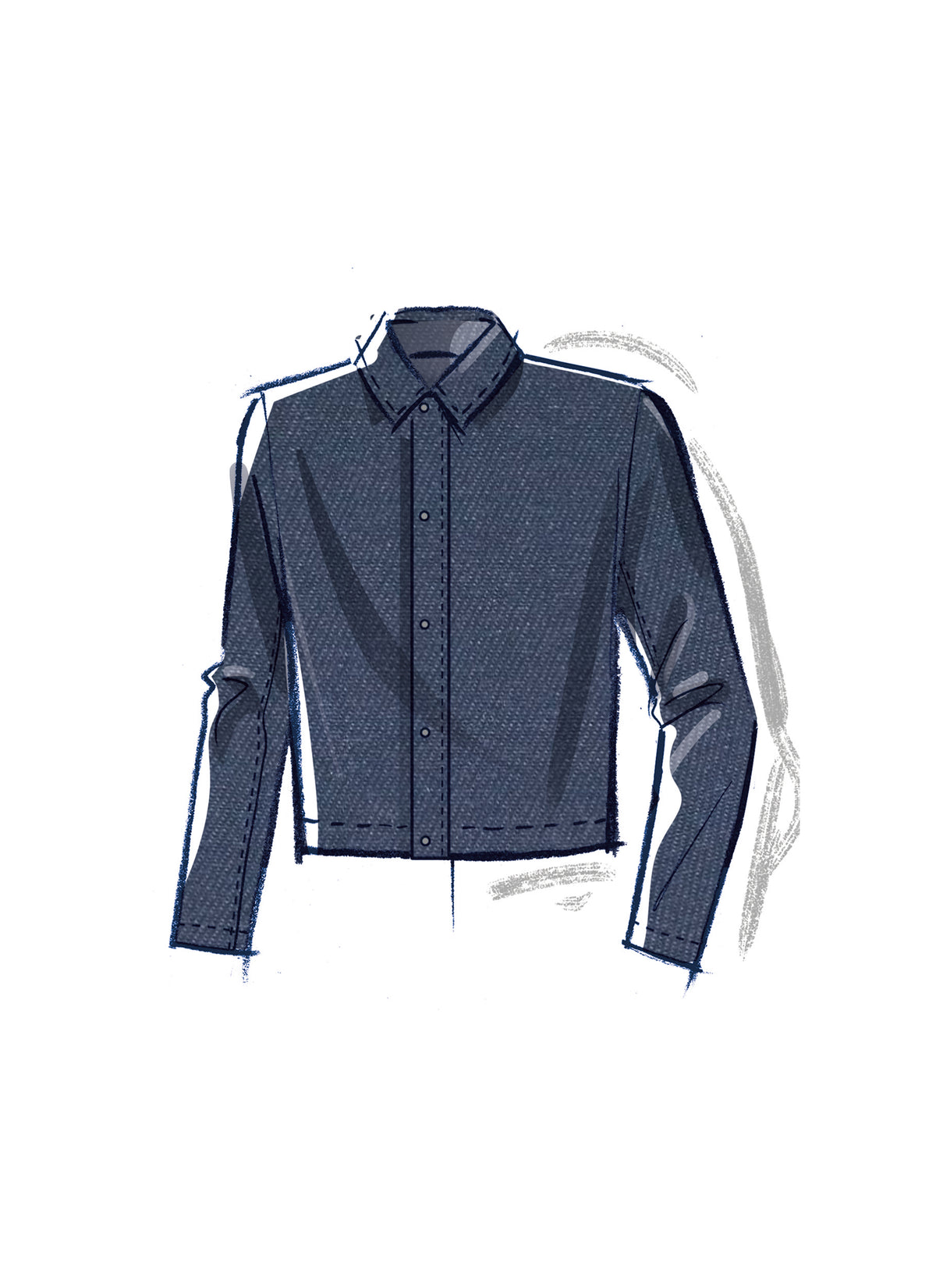 McCall's M8371 sewing pattern envelope showing a men's jacket