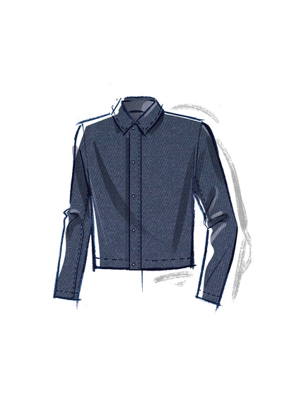 McCall's M8371 sewing pattern envelope showing a men's jacket