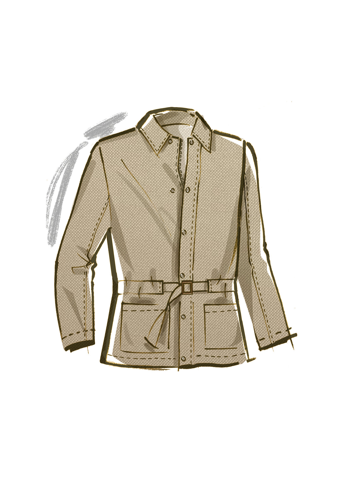 McCall's M8371 sewing pattern envelope showing a men's jacket