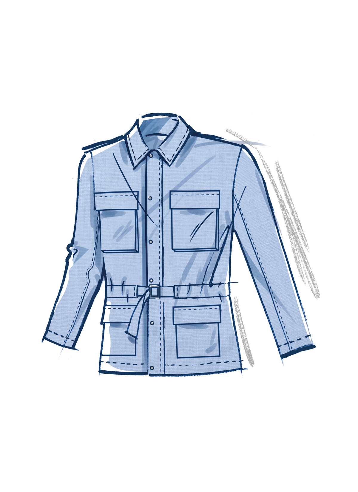 McCall's M8371 sewing pattern envelope showing a men's jacket