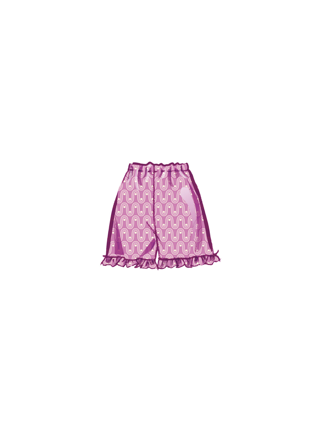 McCall's M8392 sewing pattern envelope showing an easy-to-sew sleepwear collection