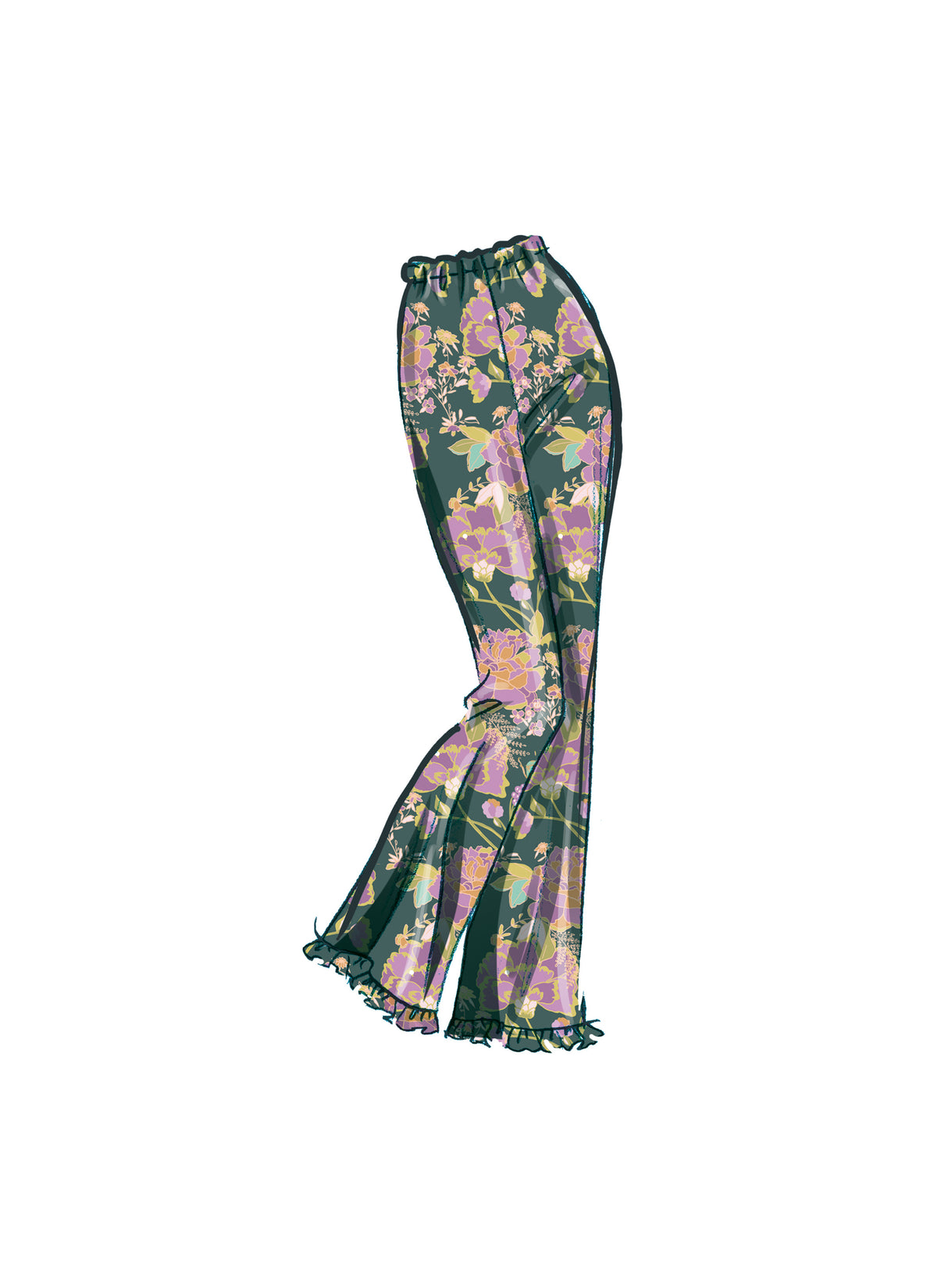 McCall's M8392 sewing pattern envelope showing an easy-to-sew sleepwear collection