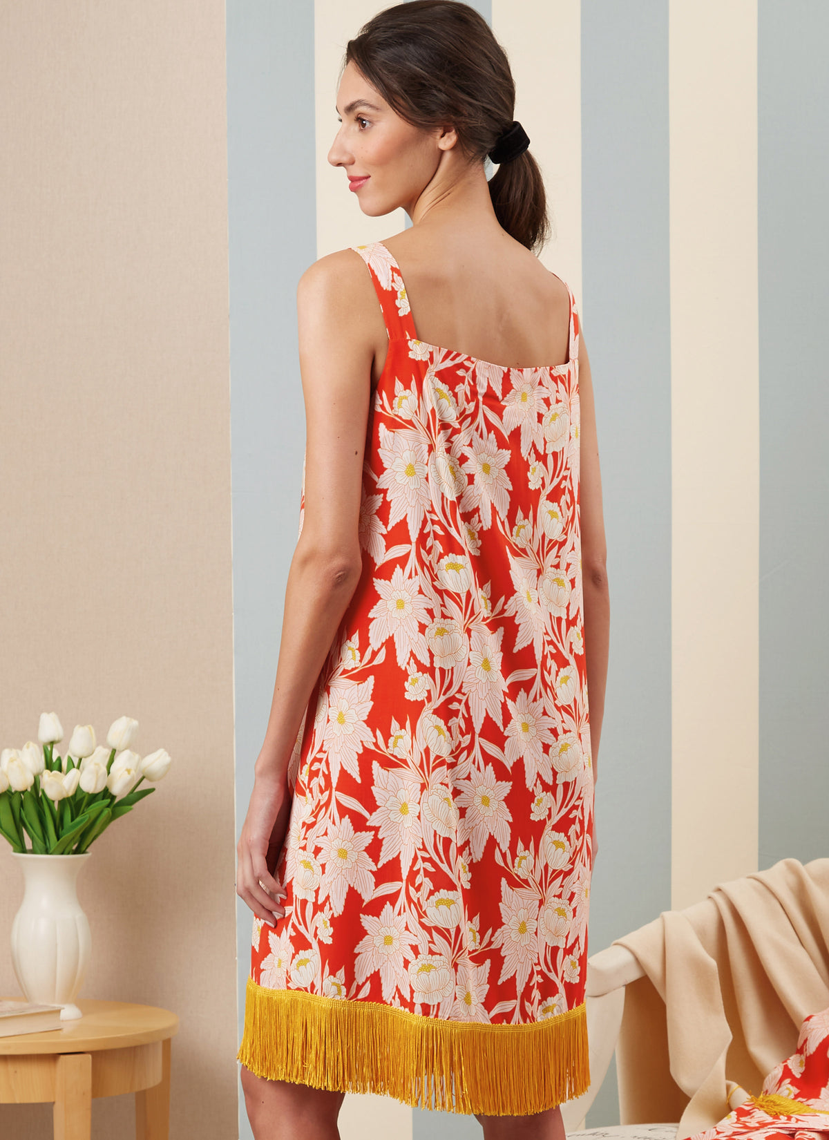 McCall's M8392 sewing pattern envelope showing an easy-to-sew sleepwear collection
