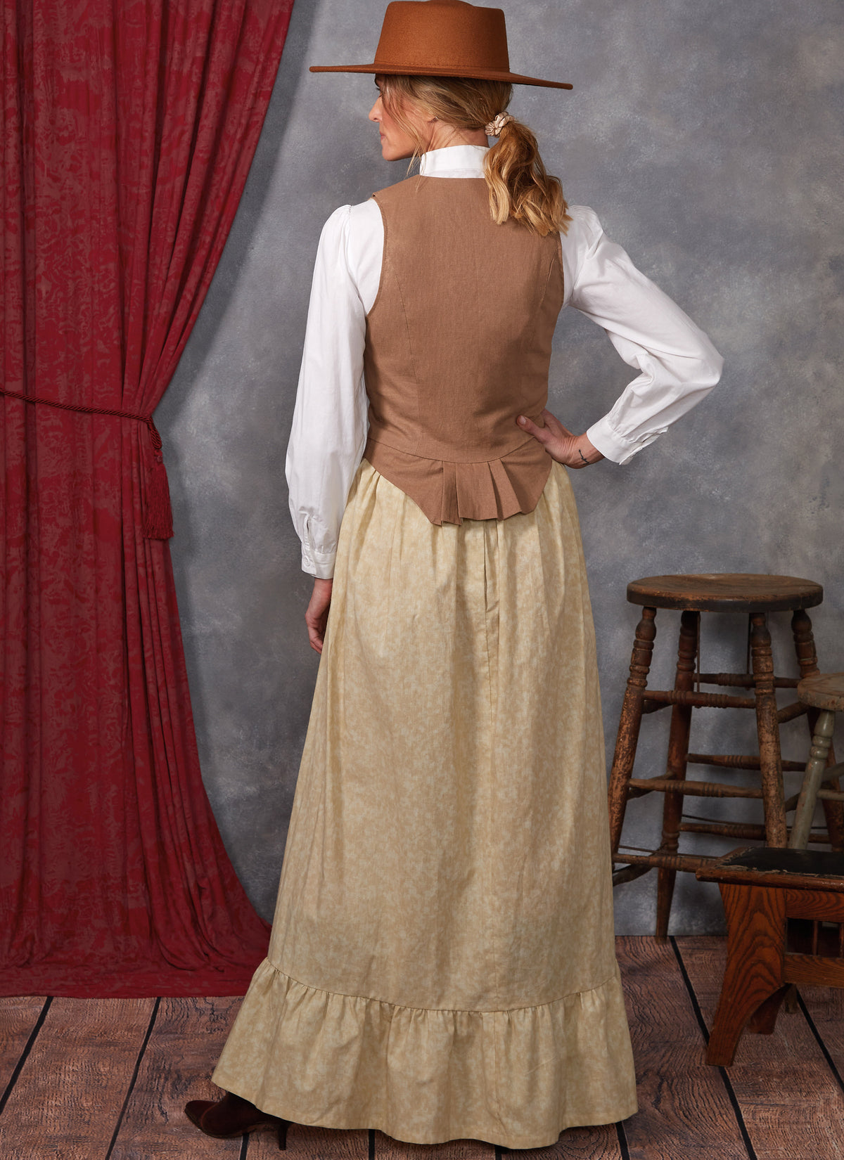 McCall's M8398 sewing pattern envelope showing a costume top
