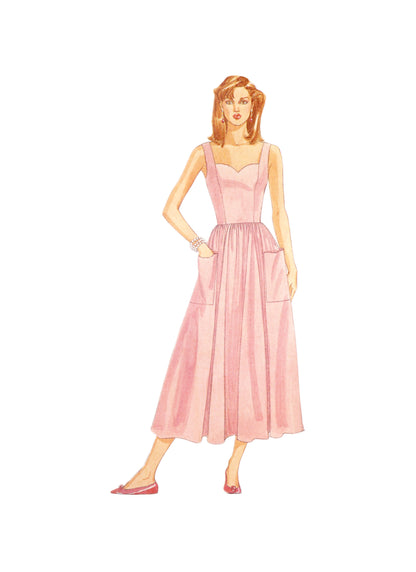 McCall's M8464 sewing pattern envelope showing misses' vintage 1980s jacket & dress designs
