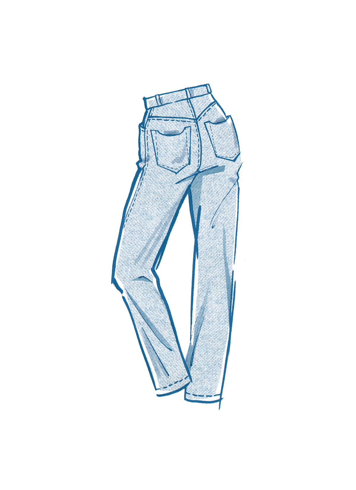 McCall's M8473 sewing pattern envelope showing misses' melissa watson trousers designs
