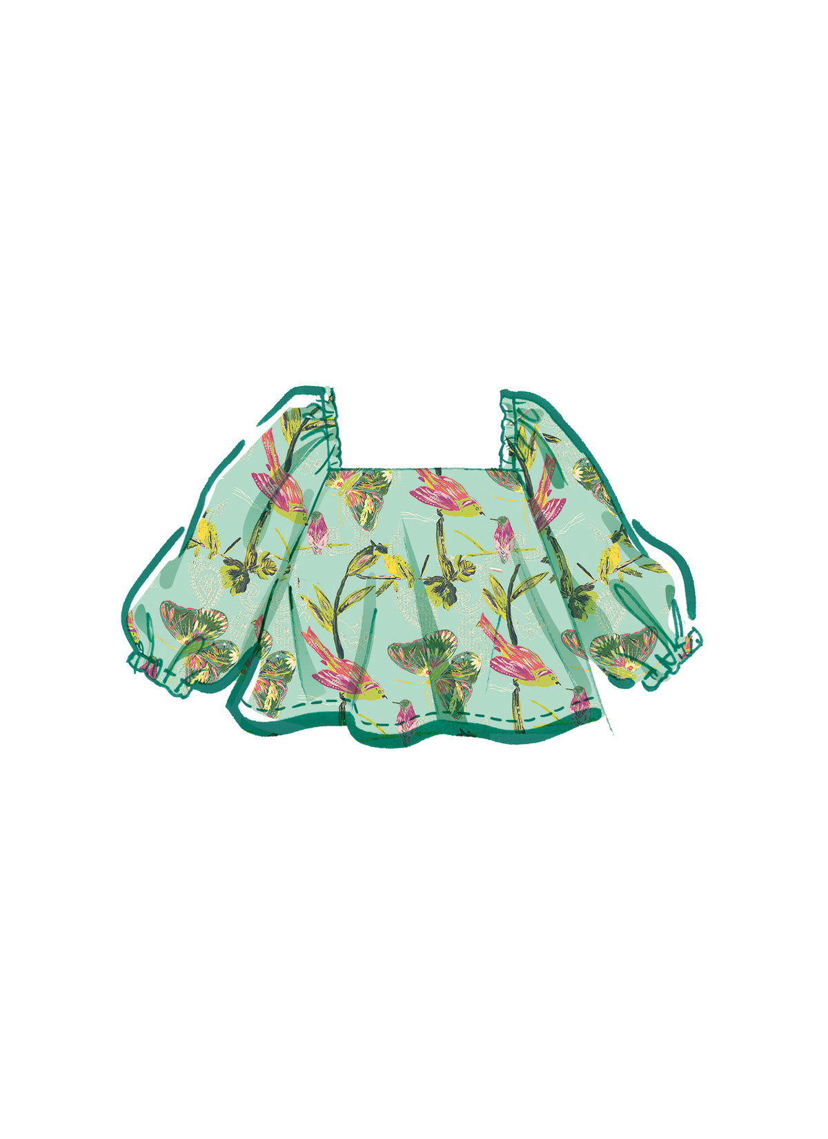 McCall's M8488 sewing pattern envelope showing toddler tops, shorts & trousers designs