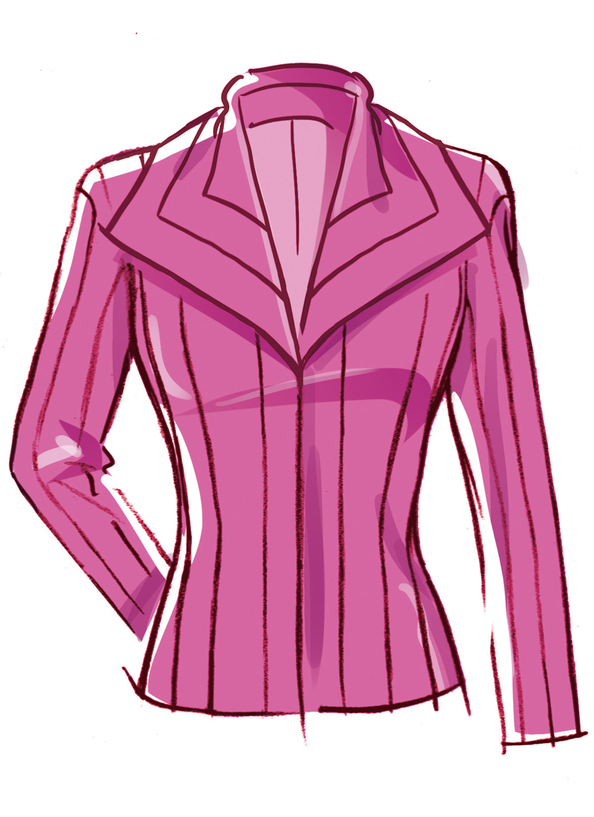 McCall's M8533 sewing pattern envelope showing boleros and jacket