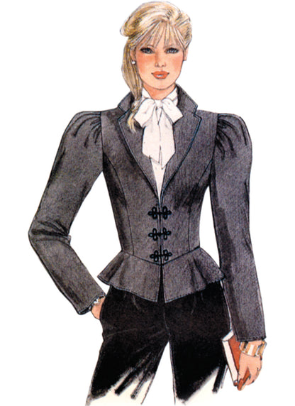 McCall's M8541 sewing pattern envelope showing vintage 1980s jackets
