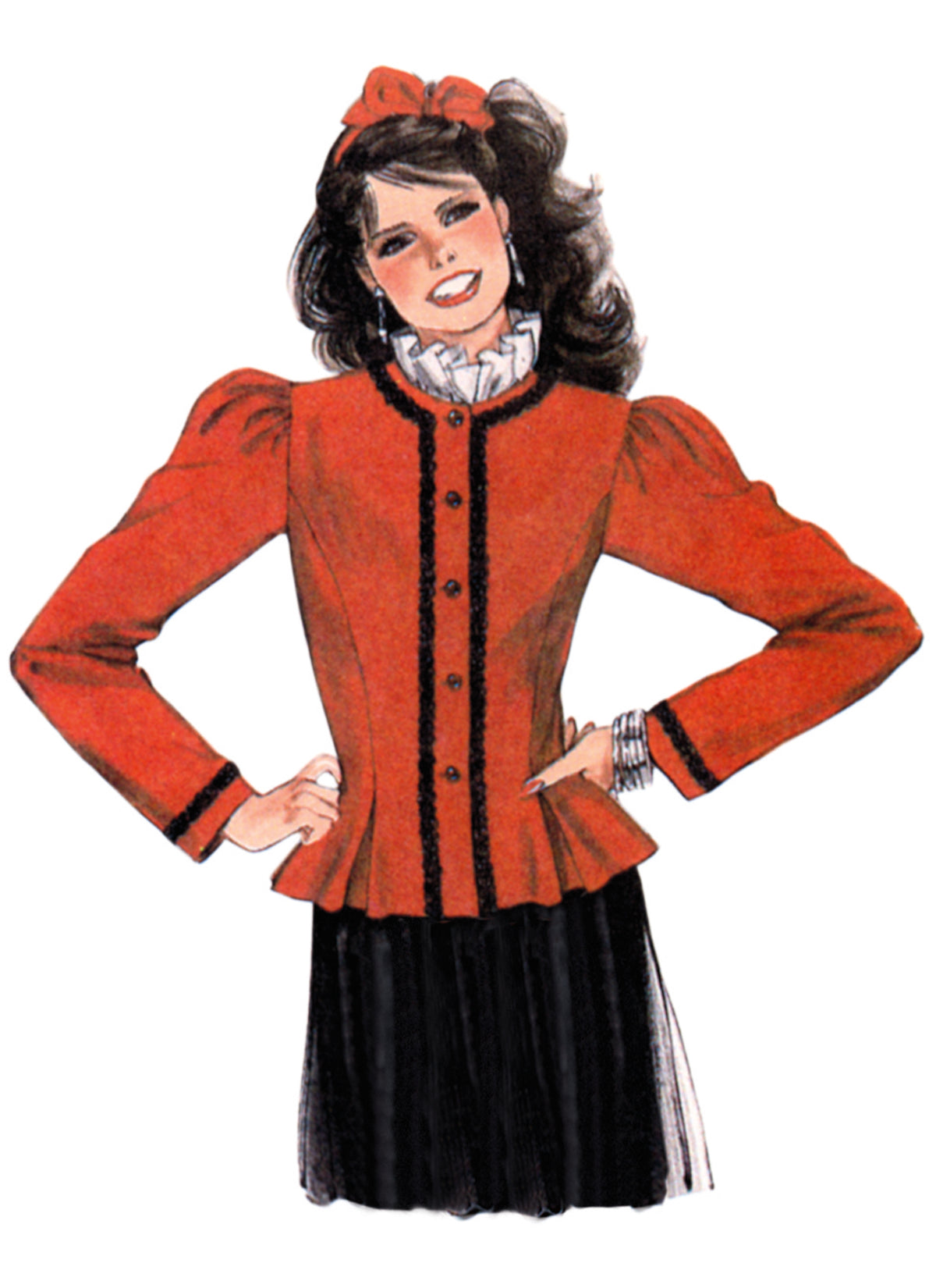 McCall's M8541 sewing pattern envelope showing vintage 1980s jackets