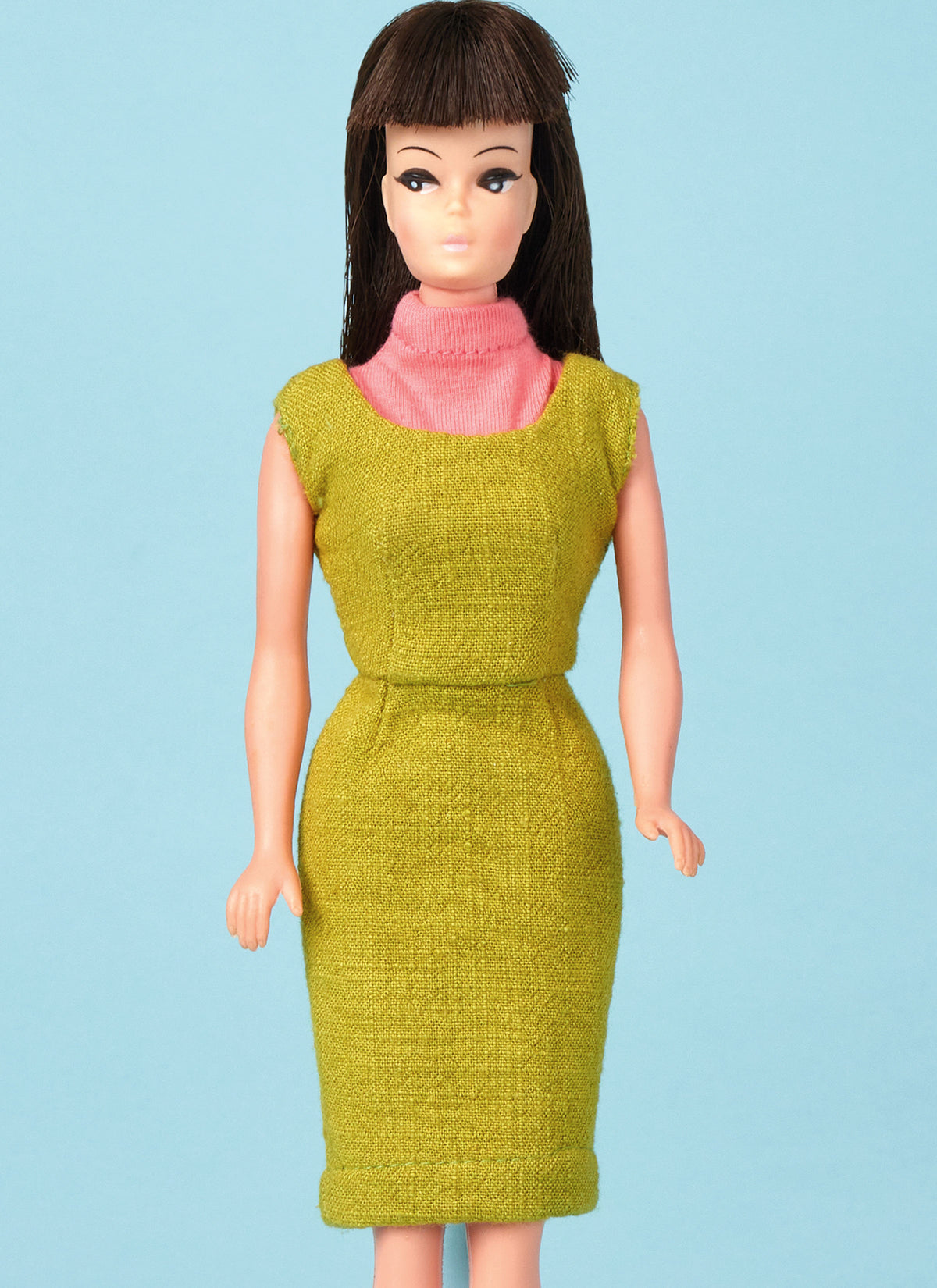 McCall's M8544 sewing pattern envelope showing fashion doll clothes