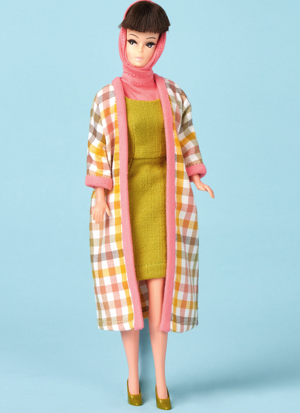 McCall's M8544 sewing pattern envelope showing fashion doll clothes