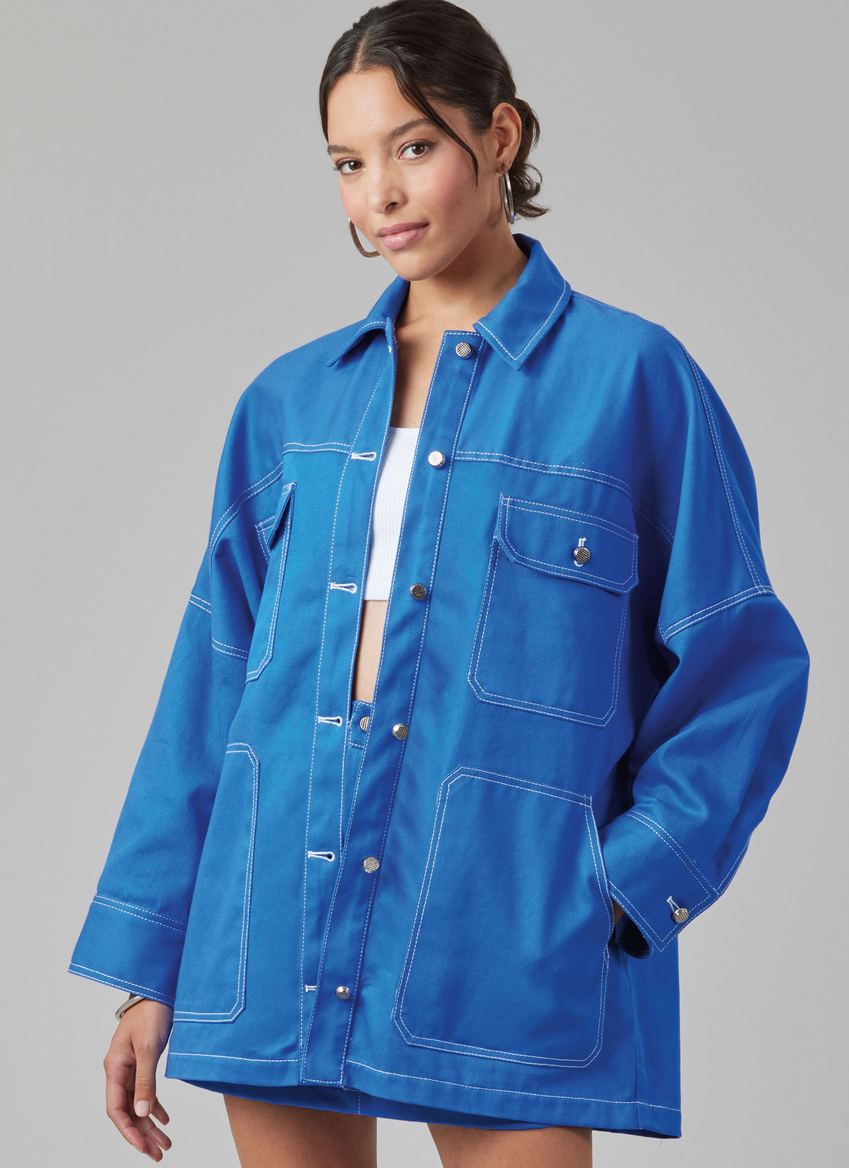 McCall's M8561 pattern envelope showing a button front jacket