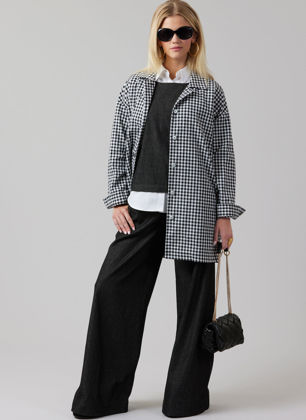 McCall's M8562 pattern envelope showing a sleeveless top and dress with square neckline