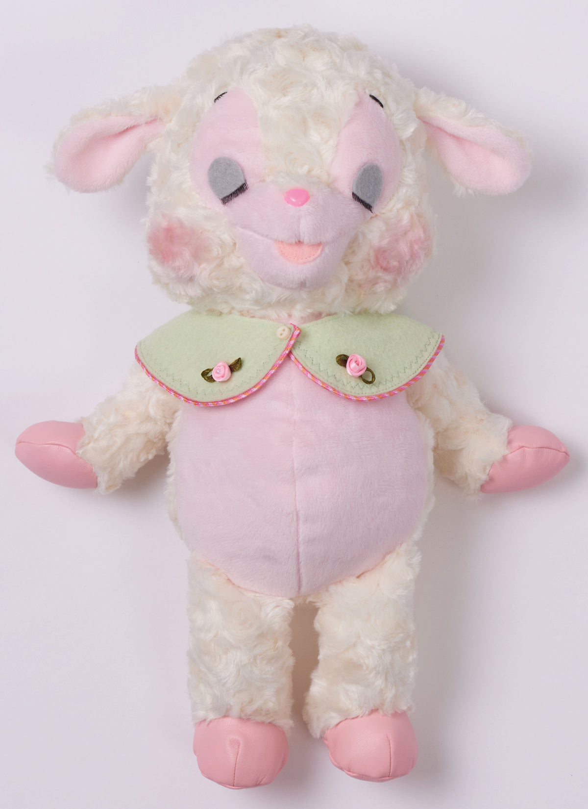 McCall's M8574 sewing pattern envelope showing soft toy puppy, bunny, lamb and fawn designs