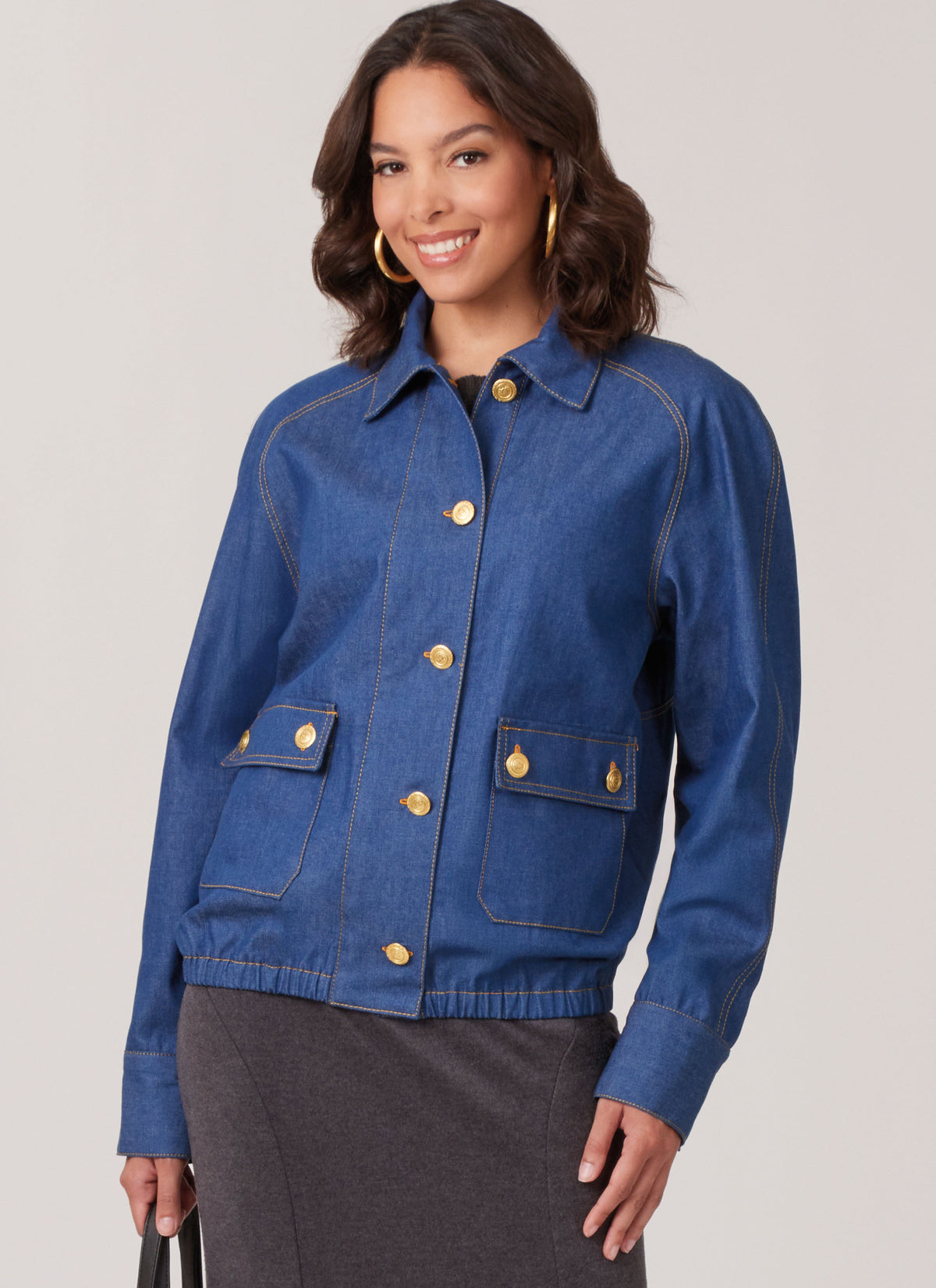 McCall's M8607 blouson jacket sewing pattern envelope