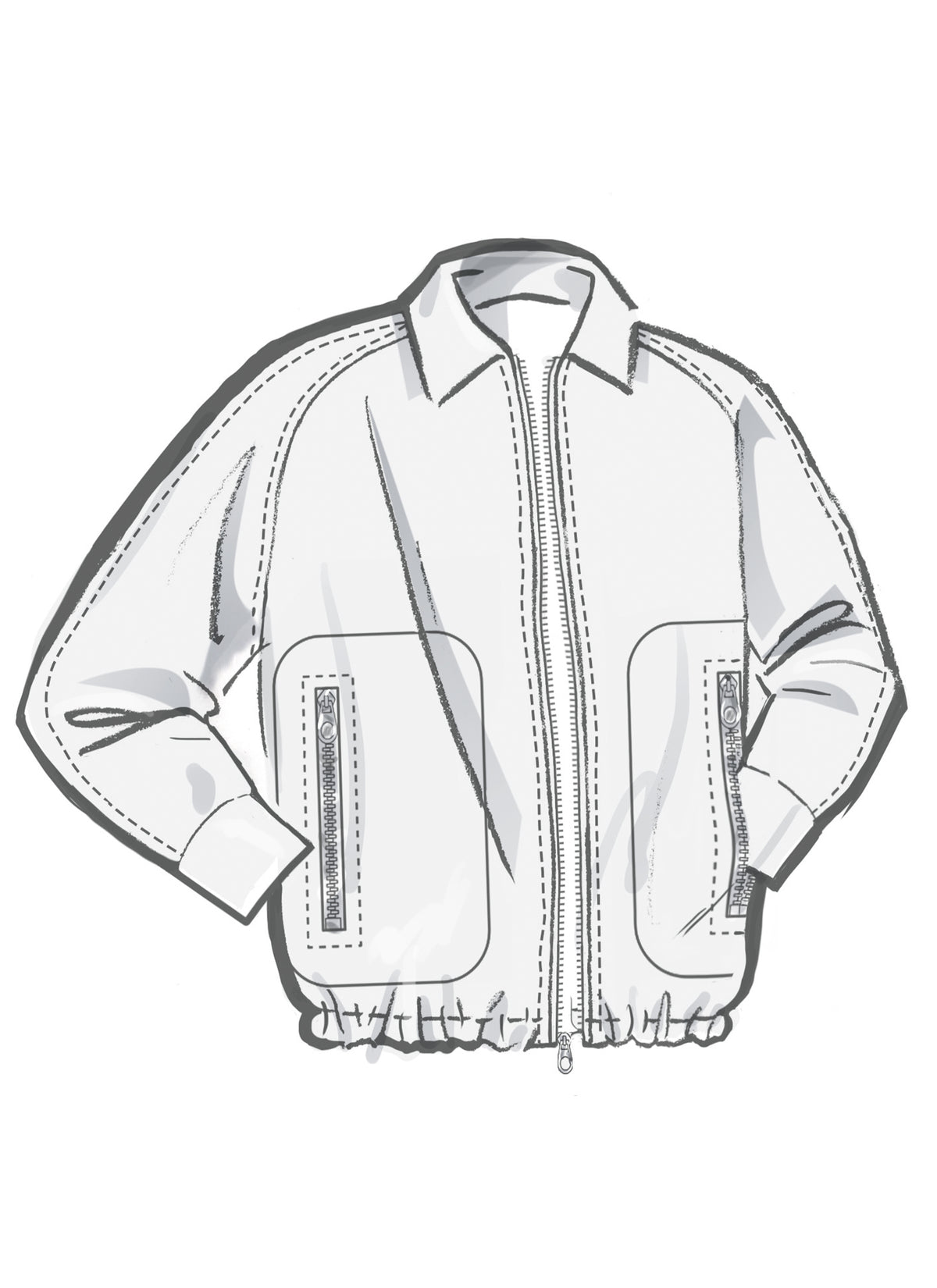 McCall's M8607 blouson jacket sewing pattern envelope