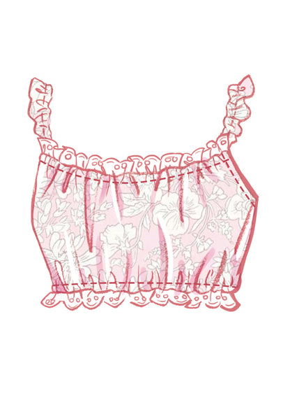 McCall's M8613 bralette sewing pattern envelope