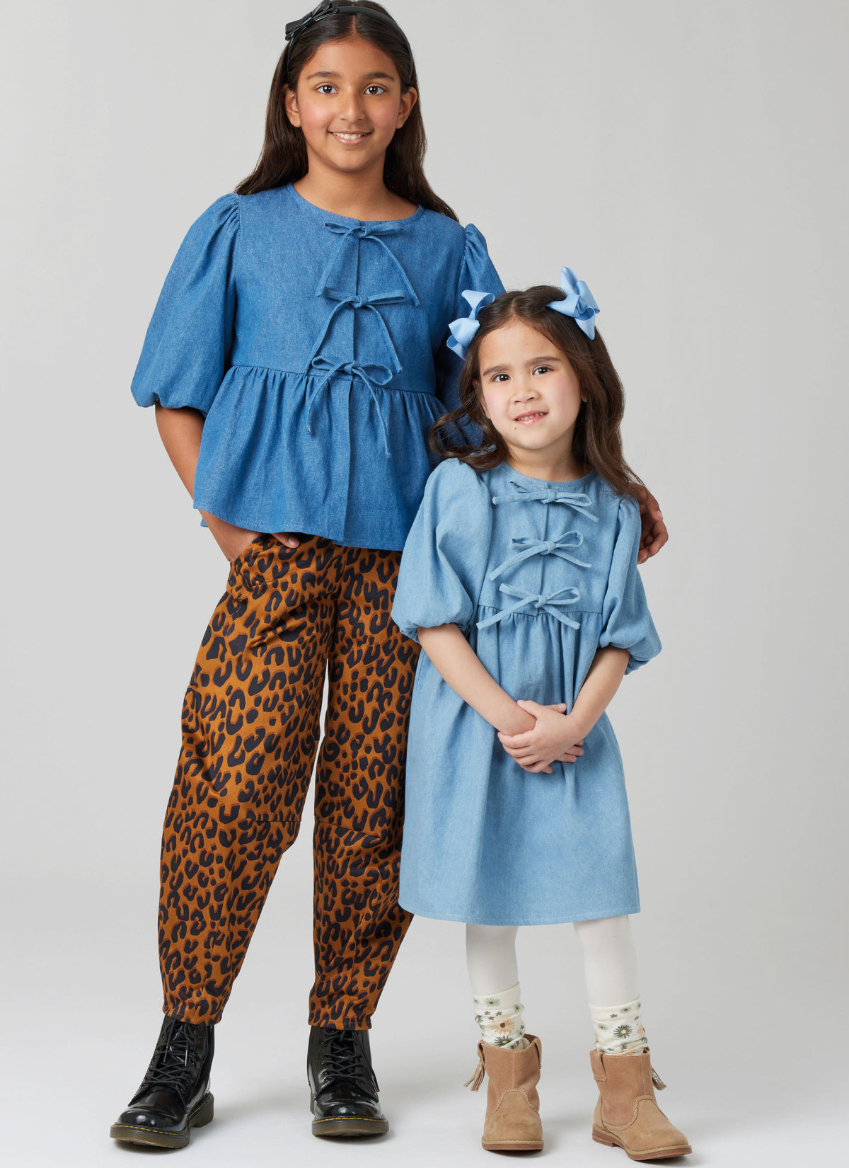 McCall's M8618 children's top and dress sewing pattern envelope
